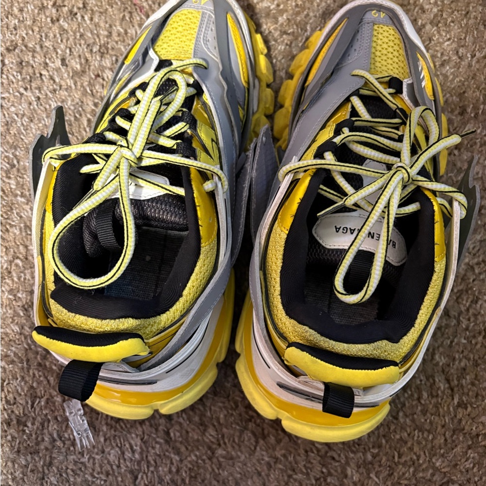 Balenciaga men’s  Yellow and Gray Sneakers